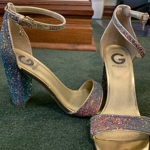 G by Guess Glitter Sandals